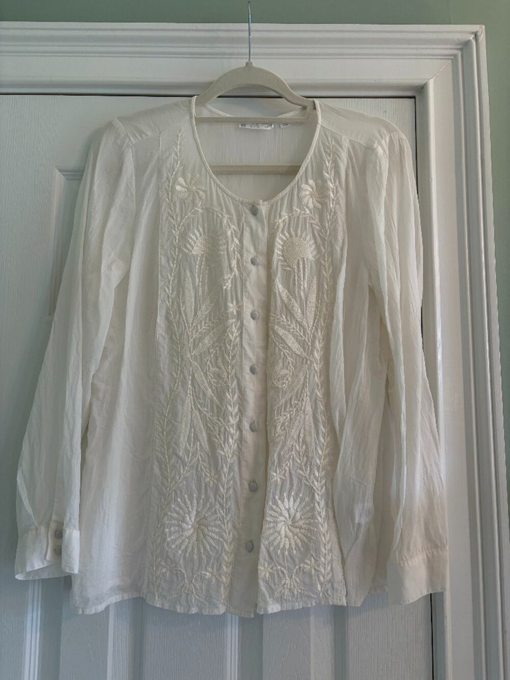 J. Jill Medium lightweight button down blouse